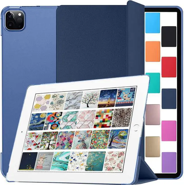 Main image of DuraSafe Cases for iPad PRO 11 Inch 2020 2 2021 3 Gen [ PRO 11 2nd 3rd ] A2377 A2459 A2301 MHQR3LL/A MHQT3LL/A MHQW3LL/A MHQX3LL/A MHQU3LL/A MHQV3LL/A MXDC2LL/A MXDE2LL/A Hard Back Cover - Navy Blue
