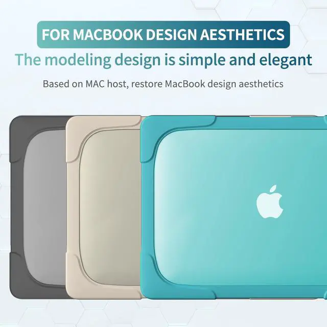Alt view image 5 of 5 - Funut Compatible with MacBook Air 11 Inch Case A1370 A1465, MacBook Air 11 Kickstand Case, Heavy Duty Protective Plastic Hard Shell Case Cover for Apple Laptop Mac Air 11 (# Gray)