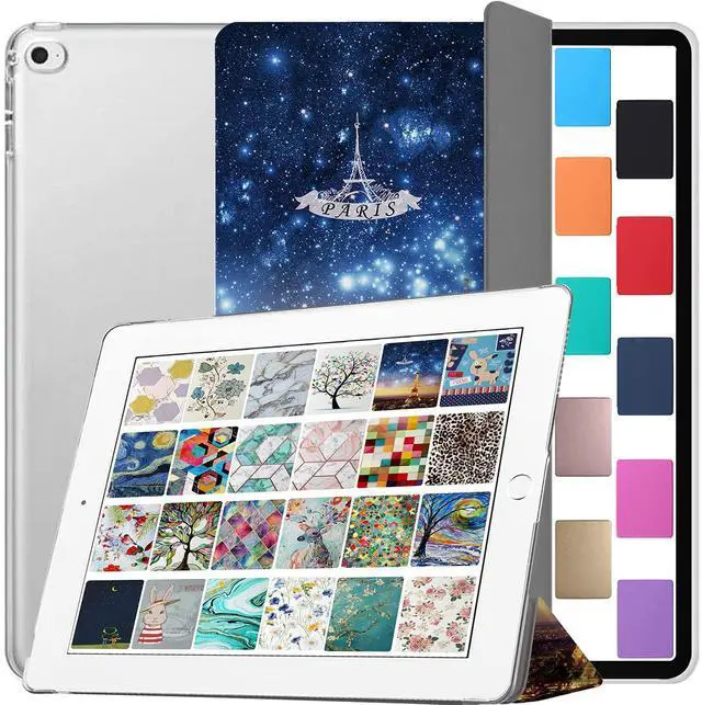 Main image of DuraSafe Cases for iPad PRO 1st Gen 2015 12.9 Inch [ 1 Gen ] ML0H2LL/A ML0G2LL/A ML0N2LL/A ML0Q2LL/A ML0R2LL/A ML0V2LL/A Printed iPad Cover with Translucent Frosted Hard Back - Paris Night