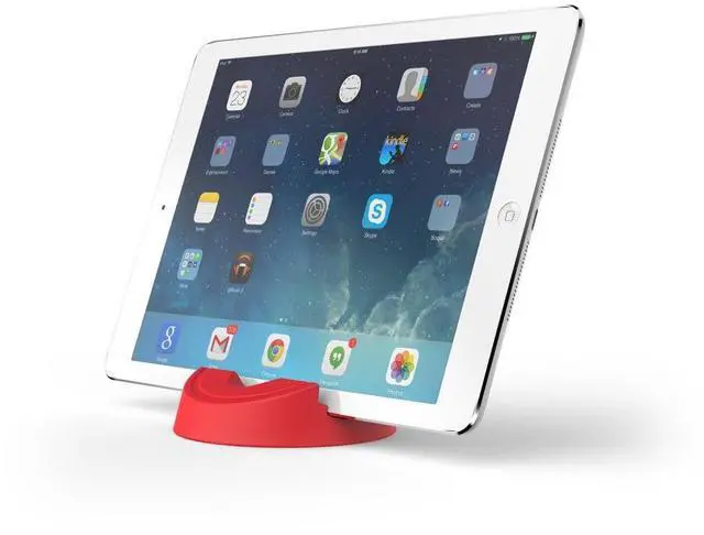 Main image of GOGO Industries Stump Stand for eReaders, iPads, iPhones, and Tablets - Red