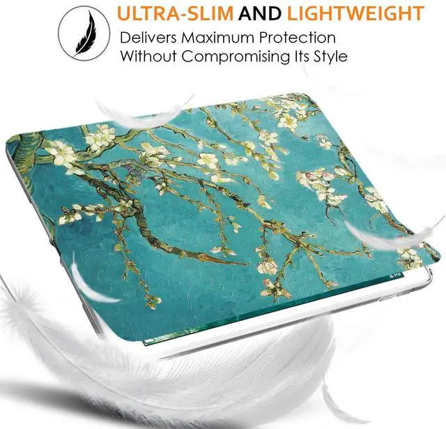 Alt view image 5 of 5 - DuraSafe Cases for iPad 9.7 Inch 6th 5th Air 1st Air 2nd Gen [iPad 5 6 Air 1 2 ] A1893 A1954 A1822 A1566 MD785LL/B MD788LL/B MD786LL/B MD789LL/B Printed Case TPU Heat Dissipation Back - Blossom