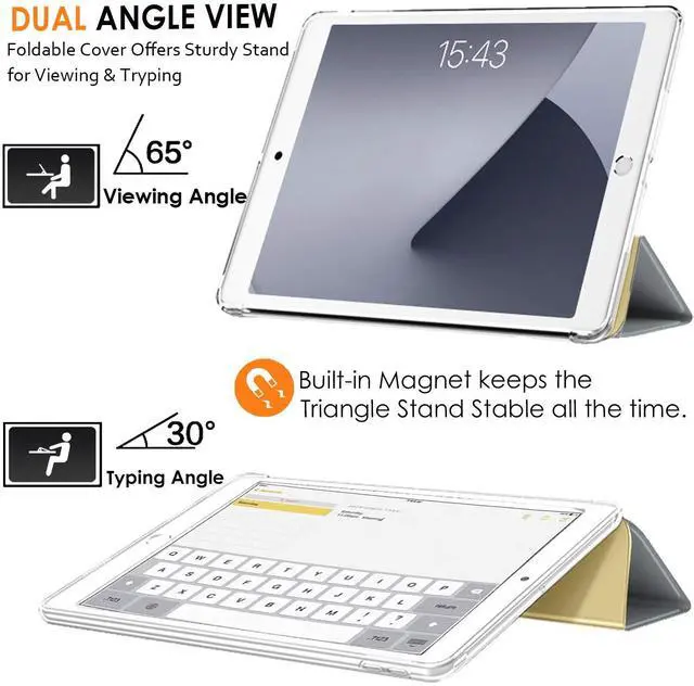 Alt view image 4 of 5 - DuraSafe Cases for iPad Mini 7.9 Inch 5 Gen [ Mini 5th Generation 2019 ] A2133 A2124 A2126 MUXH2LL/A MUXF2LL/A Printed Adjustable Stand Feature Case with TPU Heat Dissipation Back - Bunny Hat