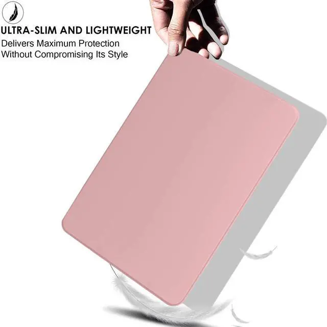 Alt view image 5 of 5 - DuraSafe Cases for iPad Pro 9.7 inch 2016 TPUCase A1673 MLMP2LL/A MM172LL/A MLMN2LL/A MLMQ2LL/A A1674 A1675 MLMW2LL/A MLMX2LL/A MM192LL/A MLMV2LL/A MLN02LL/A MLMY2LL/A MLN12LL/A MLPY2LL/A - Rose Gold