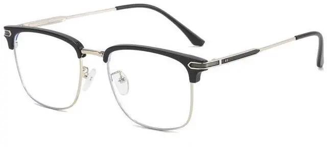 Main image of HOKETOP Blue Light Blocking Glasses for Men Anti-Fatigue Computer Monitor Gaming Glasses Prevent Headaches Glasses, Arrow Silver/Black