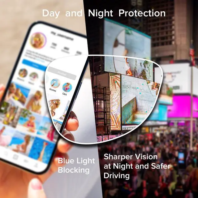 Alt view image 3 of 5 - HOKETOP Blue Light Blocking Glasses for Men Anti-Fatigue Computer Monitor Gaming Glasses Prevent Headaches Glasses, Arrow Silver/Black