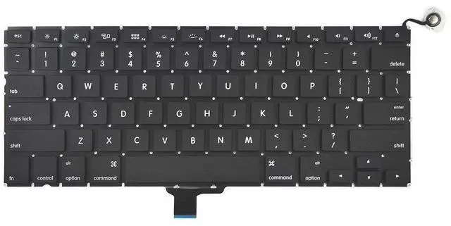 Alt view image 2 of 4 - ICTION New A1278 Keyboard +Backlight +Screws US USA Layout Replacement for MacBook Pro 13" A1278 2009-2012 Year