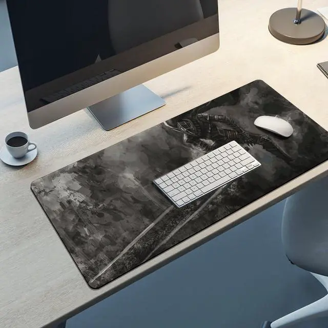 Alt view image 3 of 5 - BER-serk Mousepad Anime Mouse Pad 16X 35 Inch Manga Gaming Mouse Pad XL Guts Mouse Pads for Desk