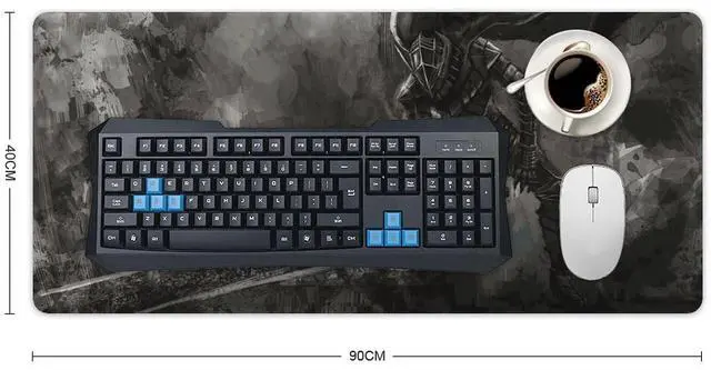 Alt view image 2 of 5 - BER-serk Mousepad Anime Mouse Pad 16X 35 Inch Manga Gaming Mouse Pad XL Guts Mouse Pads for Desk