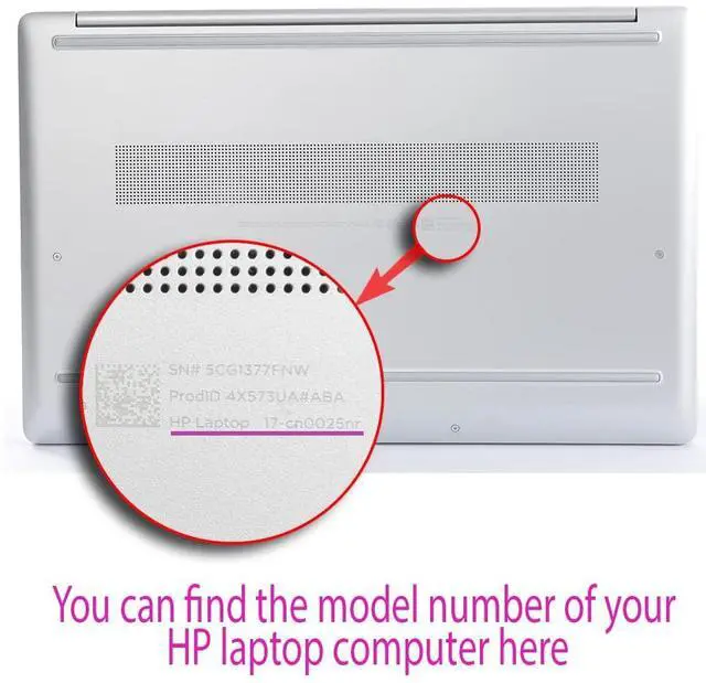 Alt view image 3 of 5 - mCover Case Compatible ONLY for 2021-2023 17.3" HP Laptop 17-CNxxxx Series (No DVD Drive) Windows Laptop Computer - Blue