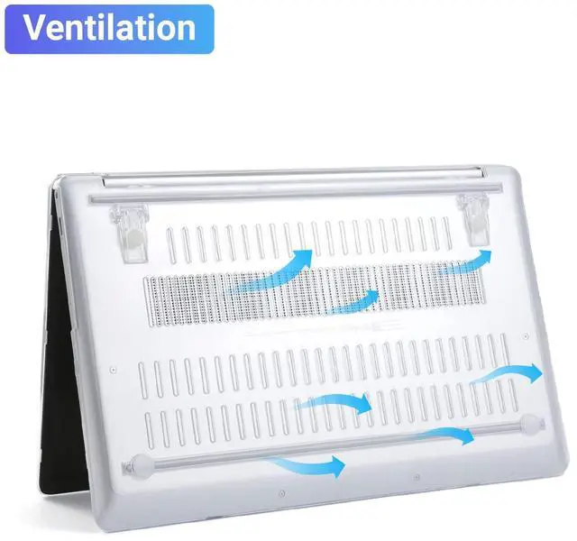 Alt view image 5 of 5 - mCover Case Compatible ONLY for 2021-2023 17.3" HP Laptop 17-CNxxxx Series (No DVD Drive) Windows Laptop Computer - Blue