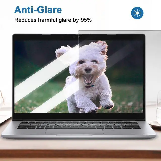 Alt view image 4 of 5 - IPROKKO Laptop Privacy Screen 17.3 Inch for HP Dell Acer Asus Lenovo Thinkpad Envy Xps, 16:9 Aspect Removable 17.3in Anti Blue Light Glare Privacy Filter, Anti Spy Computer Monitor Security Protector