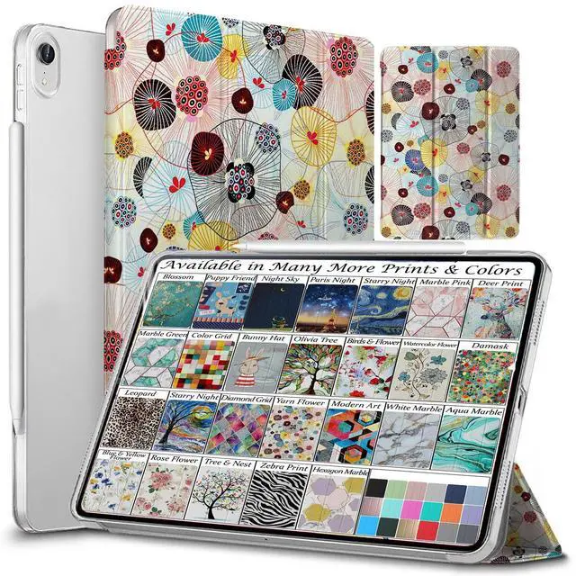 Main image of DuraSafe Cases Compatible with iPad 10.9 inch 10th Gen 2022 PC Case A2696 A2757 A2777 MPQ13LL/A MPQ33LL/A MPQ03LL/A MPQ23LL/A MPQ93LL/A MPQC3LL/A MPQ83LL/A MPQA3LL/A MQ6K3LL/A MQ6L3LL/A-Yarn Flowers