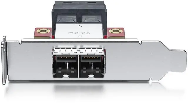 Alt view image 2 of 5 - Internal SFF-8643 to External SFF-8644 Mini SAS Adapter, Dual Ports