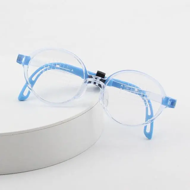 Alt view image 3 of 4 - QYAJS Eyeglasses Frame Children Optical Glasses TR90 Flexible Bendable One-piece Safe Eyewear Girls Boy