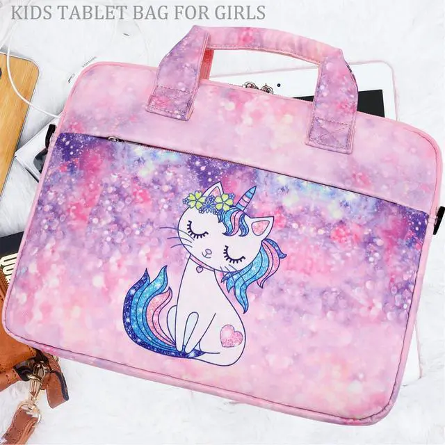 Alt view image 2 of 5 - JIANYA Kids Tablet Carry Bag for iPad - Shoulder Strap, 10-12.5 Inch