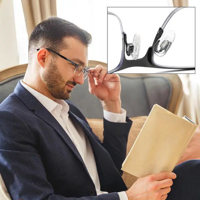 Alt view image 3 of 5 - ESAVIA Premium Half Frame Reading Glasses for Men Blue Light Blocking Computer Reader Full Lens Magnifier Eyewear with Unbreakable Frame (Black Blue, 200)