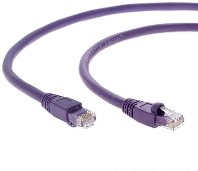Alt view image 4 of 5 - InstallerParts (10 Pack Ethernet Cable CAT6A Cable UTP Booted 1 FT - Purple - Professional Series - 10Gigabit/Sec Network/High Speed Internet Cable, 550MHZ