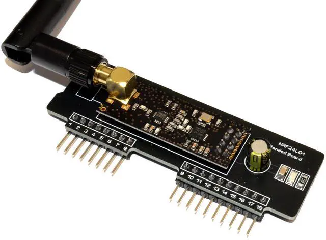 Alt view image 3 of 5 - IotMug Flipper Zero NRF24L01 Maxi Radio Module 2.4 Ghz