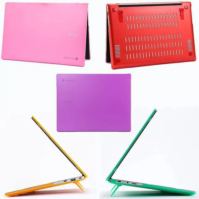 Alt view image 4 of 5 - mCover Case Compatible for 2021~2022 14" Samsung Galaxy Chromebook Go XE340XDA XE345XDA Series Laptop Computers ONLY (NOT Fitting Any Other Samsung Models) - Purple