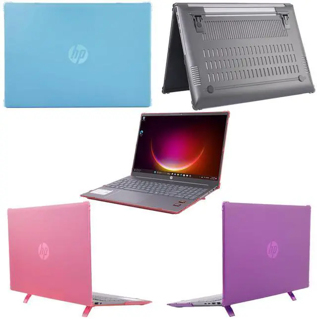 Alt view image 5 of 5 - mCover Case ONLY Compatible for 2024+ HP Pavilion 16-inch Laptop PC 16-AFxxxx / 16-AGxxxx Series Windows Notebook (NOT Fitting Any Other HP Models)- Red