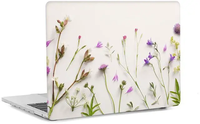 Alt view image 3 of 5 - Laptop Hard Case Compatible with MacBook Pro 13 Inch Case 2015 2014 2013 2012 Release with Retina Display Model A1502 A1425, Plastic Hard Shell Case Cover & Keyboard Cover Skin, Flower