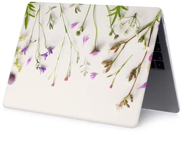 Alt view image 4 of 5 - Laptop Hard Case Compatible with MacBook Pro 13 Inch Case 2015 2014 2013 2012 Release with Retina Display Model A1502 A1425, Plastic Hard Shell Case Cover & Keyboard Cover Skin, Flower