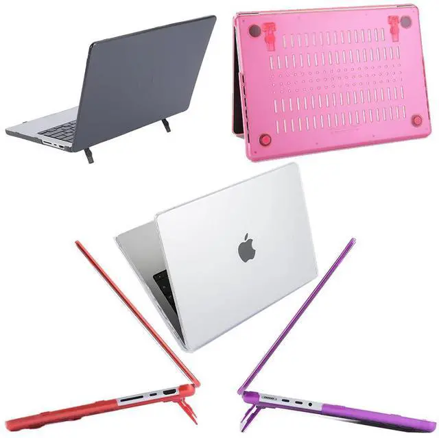 Alt view image 3 of 4 - mCover Case Only Compatible for 2021~2025 16" MacBook Pro Laptop Computer (with M1 | M2 | M3 | M4 Pro/Max Chip, 16.2" Liquid Retina XDR Display, USB-C + MagSafe3 + HDMI connectors) - Pink