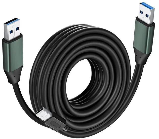 Main image of Kumiho 15Ft USB 3.0 Cable Male to Male Type A to A Cable for Data Transfer,Hard Drive Enclosures,Laptop Cooler,DVD Player,USB Hub