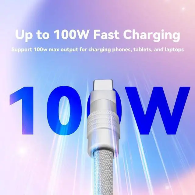 Alt view image 3 of 5 - GentsStride Curly Chubby New Spring Charge Cable Spiral Braid Fast Charging Cable Phones Tablet Coiled USB C Charger Cable Cord USB-C to USB A Cable, Black, USB-A to Type-C, 2.29FT-3.6FT