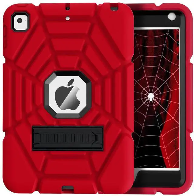 Main image of Grifobes for iPad Mini 5 Case 2019, for iPad Mini 4 Case 2015 for Kids, Heavy Duty Shockproof Rugged Case Cover with Stand, Protective Case for iPad Mini 5th/4th Generation 7.9 inch (Red+Black)