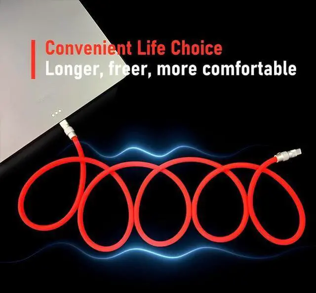 Alt view image 5 of 5 - GentsStride Chubby 2.0 Durable Fast Charging Cable USB Type-C Cables Ultra-Thick Silicone Cord USB-C to USB A Cable for Cell Phones, Android Devices and More, Gray, Type-C to Type-C, 9.8 FT