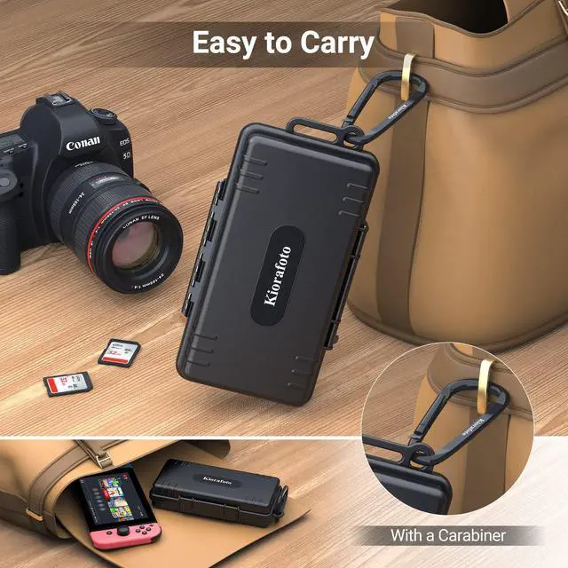 Alt view image 5 of 5 - Memory Card Case + LR44 Holder:Memory Card Case with Button Round Battery Storage Case