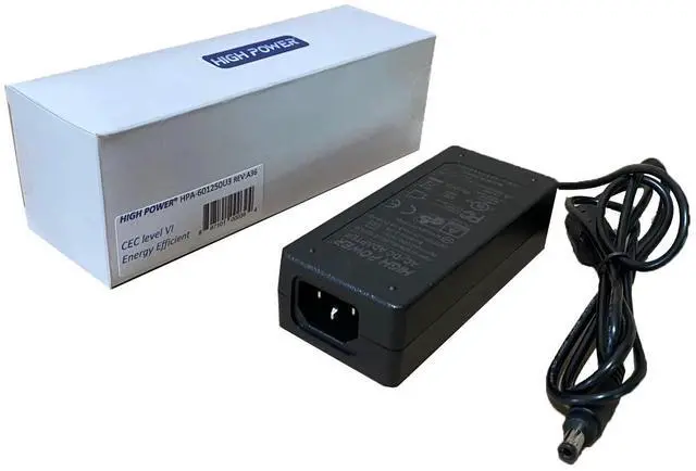 Main image of HIGH POWER(r) HPA-601250U3 REV:A36 Universal 100V-240V AC Input to 12V DC 60-Watt Output Fanless Power Adapter