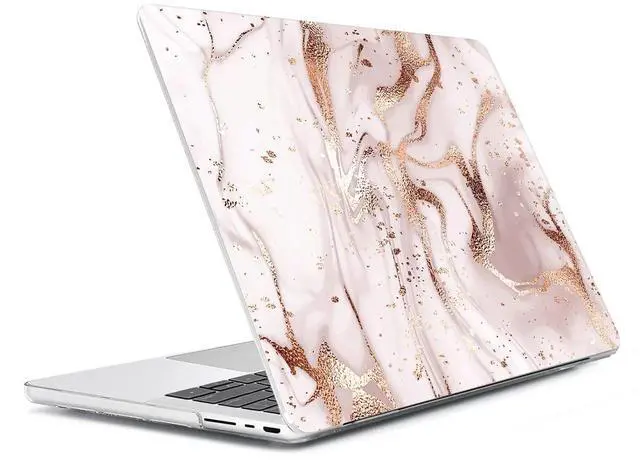 Alt view image 3 of 5 - HOHAIYOO for MacBook Pro 14 inch Case M4 M3 M2 M1 A3112 A3185 A3401 A2918 A2992 A2779 A2442 2021 2022 2023 2024 Release, Hard Shell Case+Keyboard Cover+Screen Protector+Webcam Cover, Abstract Marble