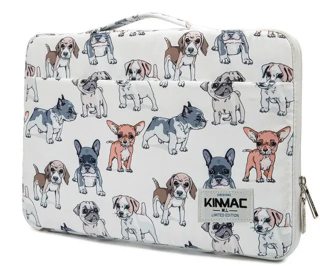 Main image of Kinmac 360° Protective Laptop Sleeve Case Bag Cover with Handle for MacBook Pro 16 inch,16 inch HP,Lenovo,Dell,ASUS,Acer Ultrabook and Business Laptop (Dogs)