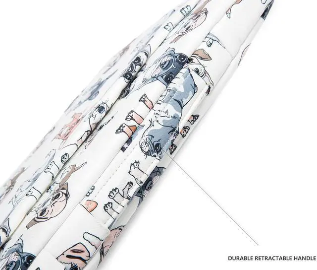 Alt view image 5 of 5 - Kinmac 360° Protective Laptop Sleeve Case Bag Cover with Handle for MacBook Pro 16 inch,16 inch HP,Lenovo,Dell,ASUS,Acer Ultrabook and Business Laptop (Dogs)