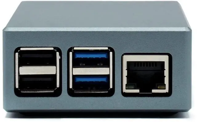 Alt view image 4 of 5 - KKSB Raspberry Pi 4 Case | CNC Machined Aluminum Raspberry Pi Enclosure with Built-in Heatsink