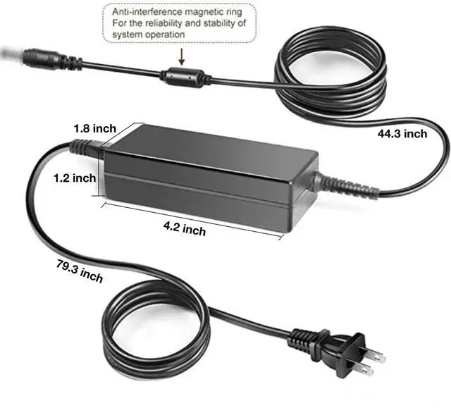 Alt view image 2 of 5 - Kircuit 130W AC Adapter Charger Cord Compatible with Dell 330-1830 331-5817 Power