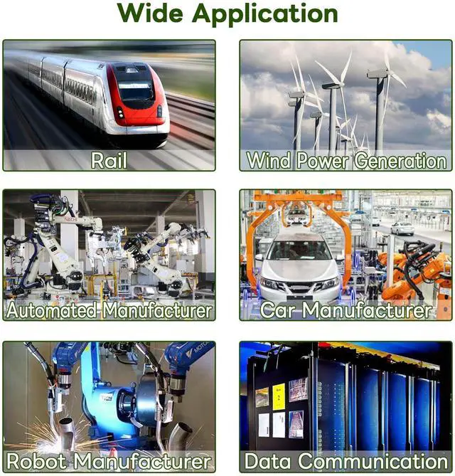 Alt view image 5 of 5 - Lonlonty M12 X-Coded 8 Pin to RJ45 Cable Cat6A Industrial Ethernet Shielded Cable for Cognex and Automation Application SFTP 24AWG 1M