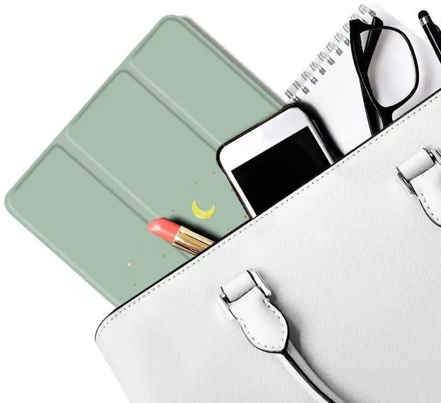 Alt view image 5 of 5 - MAYCARI Cactus Case for iPad 10.2 inch 2021/2020/2019 with Pencil Holder, Cute for iPad 9th/8th/7th Generation Protective Case with Soft TPU Back, Auto Sleep/Wake Cover Slim Shell for Girls Women