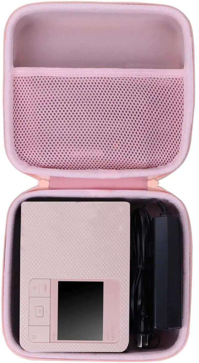 Main image of Lebakort Hard Case Compatible with Canon SELPHY CP1500 CP1300 CP1200 Compact Photo Printer (Pink Case)