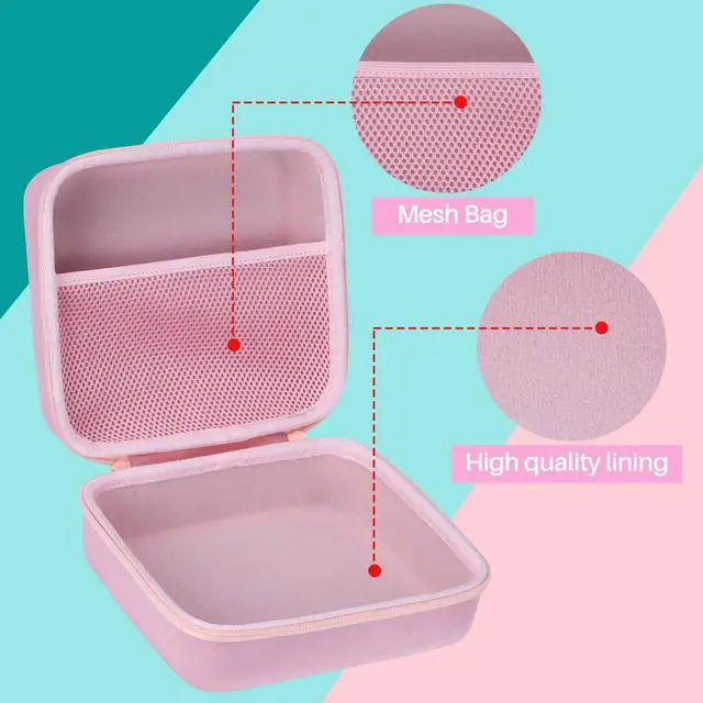 Alt view image 4 of 5 - Lebakort Hard Case Compatible with Canon SELPHY CP1500 CP1300 CP1200 Compact Photo Printer (Pink Case)
