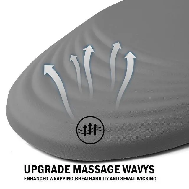 Alt view image 2 of 5 - LSLXDCLJ Ergonomic Mouse Pad with Wrist Rest Support,Mousepad Relief Carpal Tunnel Pain, Entire Memory Foam Mouse Pad with Non-Slip PU Base, Wireless Mouse Pad, Gray