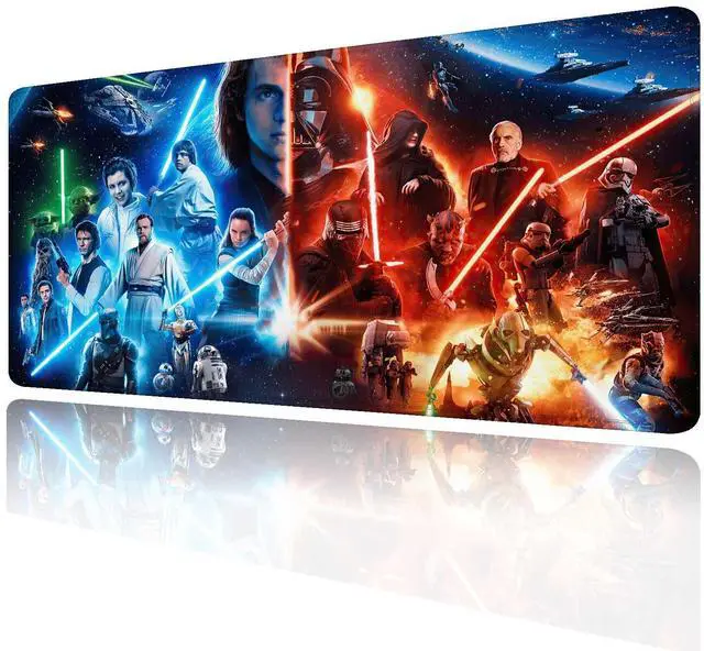 Main image of Large Gaming Mouse Pad XXL,Extended Large Gaming Mousepad,Desk Accessories,Office Supplies,Office Decor,Non-Slip Rubber Base and Stitched Edges Desk Pad for Computer Game Office Work,31.5"x15.7"