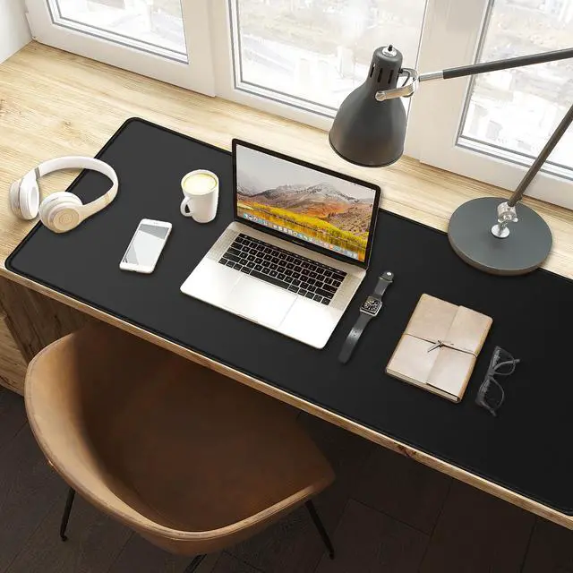 Alt view image 3 of 5 - LL-COEUR XXL Black Mouse Pad Gaming Keyboard Mat Laptop Office Desk Mat (47.2" x 15.7" x 0.12")