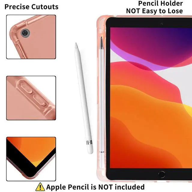 Alt view image 3 of 5 - MAYCARI Cartoon Duck Case for iPad Air5/Air4 with Pencil Holder, Cute for iPad 10.9 Inch 2022/2020 Protective Case with Soft TPU Back, Auto Sleep/Wake Cover Slim Shell