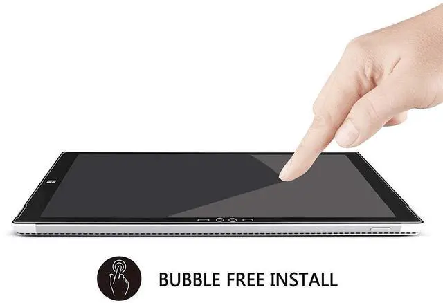 Alt view image 5 of 5 - Megoo [2 PACK] Surface Book Screen Protector, 9H Tempered GLASS High Sensitivity, Compatible for Microsoft Surface Book 1/2 13.5 Inch (NOT for Surface book 3 Version 2020)