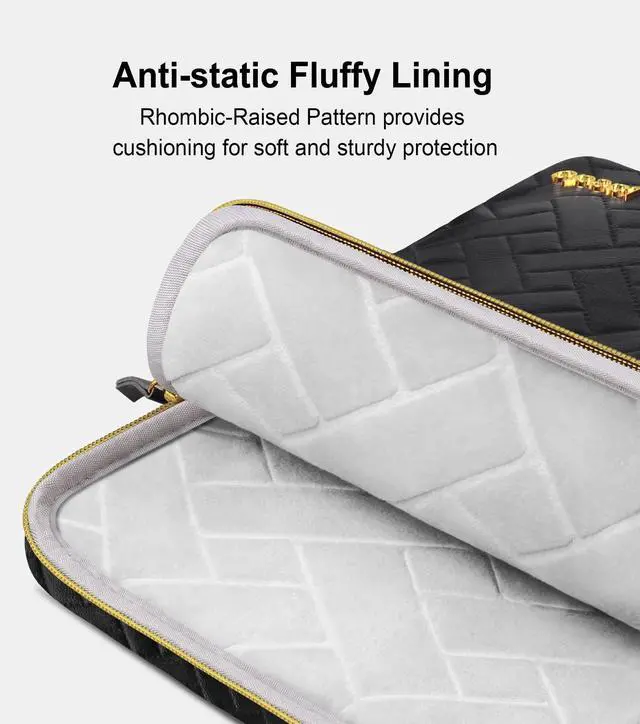 Alt view image 3 of 5 - Lacdo Tablet Sleeve Bag for 11 inch iPad A16 / 11 inch iPad Air M3 M2 / 11 inchs iPad Pro M4 / 10.9 inch iPad / 10.2" iPad/ipad Air 5 4, Samsung Galaxy Tab A9+ Tablet Shoulder Bag Carrying Case,Black