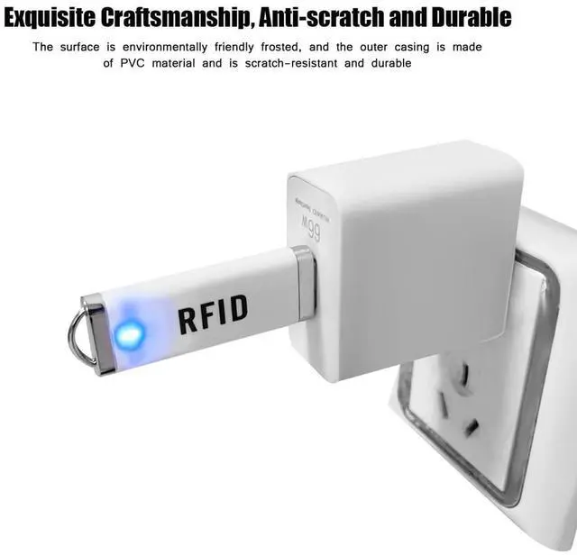 Alt view image 5 of 5 - RFID Reader Mini ID IC Card Reader Scanner RFID Reader 125KHz/13.56Mhz Dual Frequency Reads TK4001 EM4100 ID IC NFC Card Access Control Reader USB Port