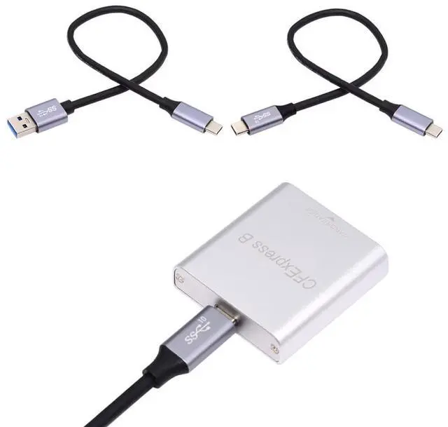 Main image of NFHK USB3.1 Type-C USB3.0 Type-A to CF Express Extension Card Reader CFE Type-B Support R5 Z6 Z7 CFB Memory Card